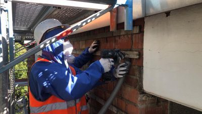 Kontrollierter Ausbau schadstoffbelasteter Bauteile
